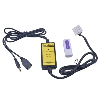 Automobilinis USB Adapteris MP3 Garso Sąsaja, SD AUX USB Duomenų Kabelį Prijunkite Virtualus CD Keitiklis Mazda 3 6 CX7