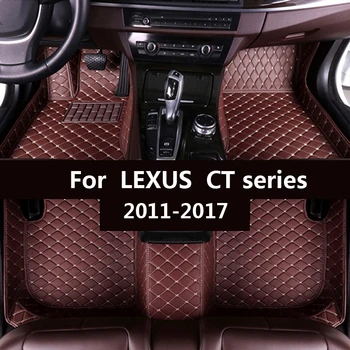 Automobilio grindų kilimėliai LEXUS CT serijos 200h 2011-m. 2016 m. 2017 Custom auto pėdų Pagalvėlės automobilių kilimų dangtis
