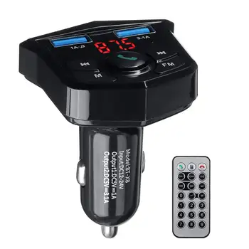 Automobilio laisvų Rankų įrangą Belaidžiu bluetooth Rinkinys LCD FM Siųstuvas Car MP3 Player, USB Kroviklis FM Moduliatorius Automobilių Reikmenys