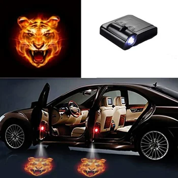 Automobilio LED Šviesos Durų Projektorius Sveiki Žibintai, Aksesuarai Citroen C4, C5, C3 Picasso Xsara Berlingo, Saxo C2 C1 C4L DS3 Xantia DS