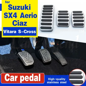 Automobilio Pedalai Suzuki SX4 Aerio Ciaz Vitara S-Cross Splash Ignis Kizashi Sidekick Samurajus Stabdžių Dujų Pedalas Padengti Priedai