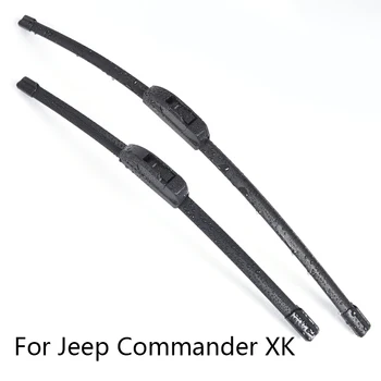 Automobilio priekinio, galinio Stiklo Valytuvų Mentės Jeep Commander XK forma 2005 m. 2006 m. 2007 m. 2008 m. 2009 m. 2010 m. 2011 m. 2012 Automobilio Priekinio stiklo valytuvų Gumos