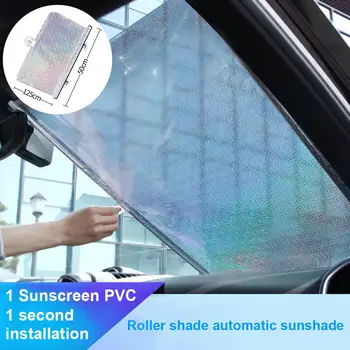 Automobilio priekinį Stiklą Saulės Pavėsyje, Automatinė Ištraukiama Šilumos Užuolaidos Auto priekinio, galinio Stiklo Transporto priemonės Blokavimo Shield Atšvaitas Už VISUREIGIS Sunkvežimiai