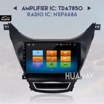 Automobilio radijo, GPS navigacija Hyundai Elantra 2012-m. 2 din automobilio radijo car gps autoradio Android 8.0 4G+32G