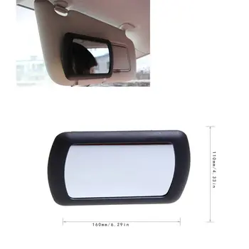 Automobilio saulės skydelis makiažo veidrodėliai automobilių nešiojamų makiažo veidrodėliai