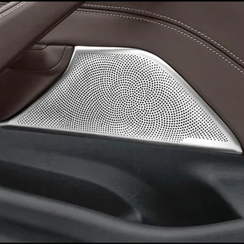 Automobilio Stilius Durų Stereo Garso Garsiakalbio Rėmas Padengti Apdaila BMW 5 Serijos G30 G38 2018 Garsiakalbis Apdailos, Interjero Priedai