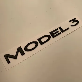 Automobilio Stilius Uodega Emblema Įklija, Tesla Modelis 3 Modelis S Modelis X SPACEX Automobilio Modifikacija, Galiniai Kamieno Ženklelio Lipdukai Priedai