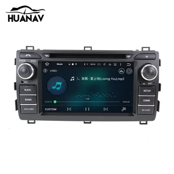 Automobilių DVD Grotuvas Toyota Auris 2006-2012 GPS navigacija Android 8.1 multimedijos 2 din radijas, diktofonas stereo paramos nemokamus žemėlapio