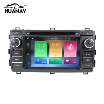 Automobilių DVD Grotuvas Toyota Auris 2006-2012 GPS navigacija Android 8.1 multimedijos 2 din radijas, diktofonas stereo paramos nemokamus žemėlapio