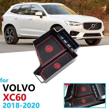 Automobilių Organizatorius Reikmenys VOLVO XC60 2018 2019 2020 MK2 Porankiu Dėžutės Saugojimo Sukrovimas Valymas MK2 RDesign T4 T5 T6 D4 D5