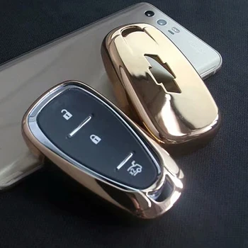 Automobilių stiliaus Dovana TPU Minkšto Silikono automobilio raktas padengti atveju Chevrolet Cruze Malibu XL TRAX Lygiadienis 2 3 4 5 mygtukas nuotolinio klavišą 