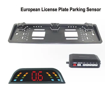 Automobilių Stovėjimo Aikštelė Sensorreversing Radaro Europos Licencijos Veidrodinis Fotoaparatas Priekio Atgal Elektromagnetinio Stebėjimo Sistema 3 Davikliai