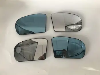 Automobilių valdomi išoriniai veidrodėliai stiklo Mercedes Benz C-class W203 / E-class W211 2000-2006 m. šildomas mėlyna/balta veidrodis stiklas