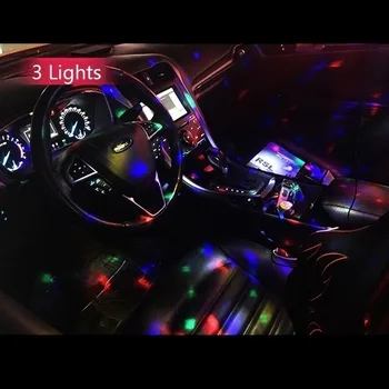 Automobilių Šviesos Neonas Spalvinga Lempos Nešiojamų Priedai Ford Mustang BA Shelby SYNus Karalius GTX1 Ka Sintezės Dėmesio F-150 Tranzito