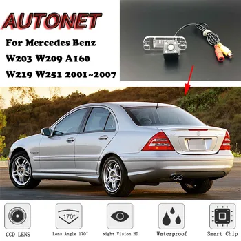 AUTONET Atsarginės Galinio vaizdo kamera Mercedes Benz W203 W209 A160 W219 W251 2001~2007 Naktinio Matymo automobilių stovėjimo aikštelė (licenciją), veidrodinis fotoaparatas