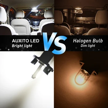 AUXITO 10vnt W5W LED Lemputė T10 LED Automobilio Salono Apšvietimas Hyundai Accent i40 ix25 H1 i20 Matricos ix55 