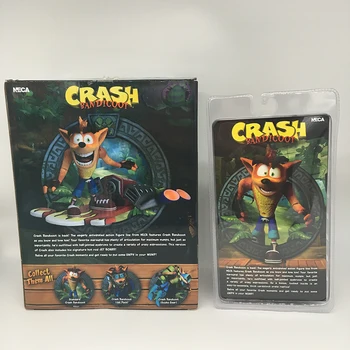 Avarijos Pav NECA Originalus Žaidimas Crash Bandicoot Sveikas Trilogija Veiksmų Skaičius, Modelis Žaislas, Lėlė Dovana