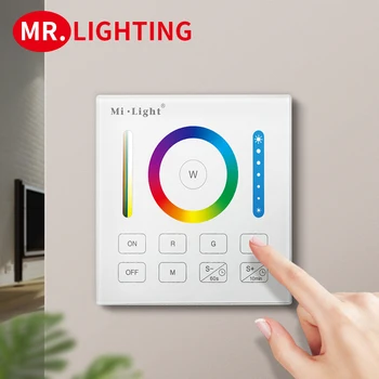 B0 RGB BMT LED šviesos juosta valdytojas 2.4 G bevielio WIFI smart nuotolinio valdymo sieniniai jutiklinio ekrano valdymo skydelis dimeris