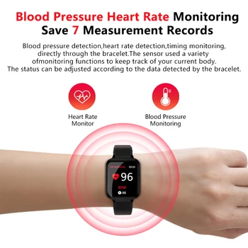 B57 Išmaniųjų laikrodžių atsparumas Vandeniui Sporto telefono Smartwatch Širdies ritmo Monitorius Kraujo Spaudimas Funkcijų, Skirtų Moterų, vyrų, vaikas