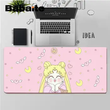 Babaite Aukštos Kokybės Rožinės spalvos Anime Sailor Moon Individualų nešiojamas Žaidimų pelės padas Guminis Kompiuterinių Žaidimų kilimėlis