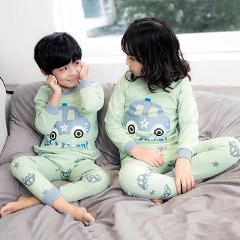 Baby Girl Drabužiai Medvilnės Vaikų Pižama Nustato Ilgą rankovėmis Animacinių filmų Pižamos Vaikams Sleepwear Berniukų Drabužiai Tiktų Inflant Pijimas