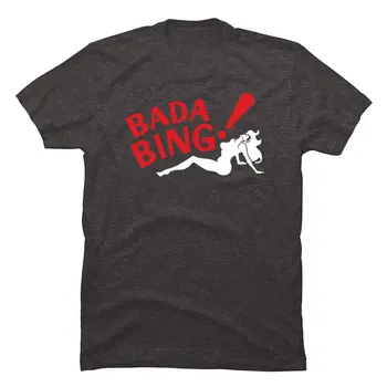 Bada Bing Mergina Pinup Tshirts Buffy Vampire O-Kaklo Top marškinėliai Laisvalaikio Vasaros Viršūnes Marškinėliai Vyrams Dovanų Medvilnės Gatvės Tees