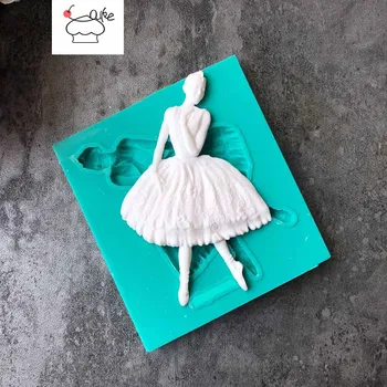 Baleto mergina Tortas Priemonė, kepimo silikono formos hightemperature 