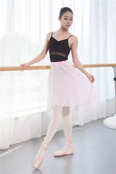 Baleto Tutu Sijonas Profesinės Suaugusiems Vidutinio Ilgio Šifono Baleto Sijonai Moterims Lyrinis Minkšta Nėrinių Baleto Suknelė-Ballerina Šokių