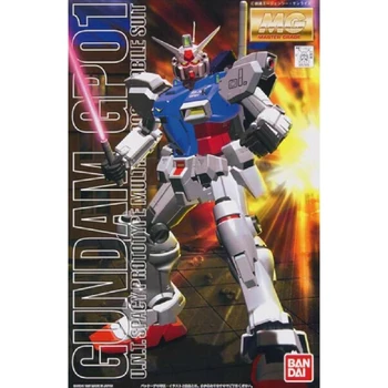Bandai Gundam Anime Veiksmų Skaičiai Asamblėjos Modelis MG 1/100 RX-78 GP01 Gundam Tyrimo Padalinys No. 1 Žemė Kovoti su Gundam Papuošalai