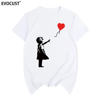 Banksy T-shirt Medvilnės Vyrų marškinėliai Naujas TEE MARŠKINĖLIUS Moterų unisex Mados