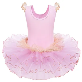 BAOHULU Rausvos spalvos Medvilnės Baleto Suknelė Mergaitėms, Vaikams Baleto Mdc Ballerina Šokių Drabužiai, Šokių Drabužiai Vaikams