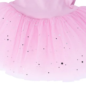 BAOHULU Vaikų Rankovių Baleto Mdc Oficialus Kostiumas Baleto Suknelė Rožinės spalvos Lankas Modelis Baleto Šokių Apranga Mergaitė Balerina