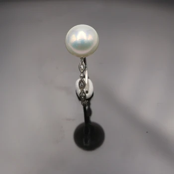 BaroqueOnly Originali Gėlavandenių Perlų Žiedas Elegantiškas Žiedas moterims, Mados 925 sterlingas sidabro papuošalai