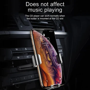 Baseus Svorio Automobilinis Telefono Laikiklis iPhone X Xs 78 