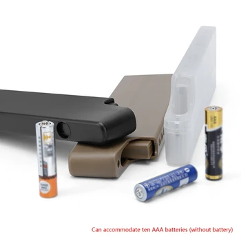 Baterijos Laikymo Dėžutė Dulkėms Anti-sprogimo Raštas Atveju EDC Turėtojas 10VNT AAA Baterijos 2020 m.