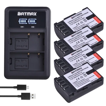 Batmax NT-BLF19 NT BLF19 BLF19E NT-BLF19e baterija +LED Dual USB Kroviklis skirtas Panasonic Lumix GH3 GH4 GH5 NT-BLF19PP