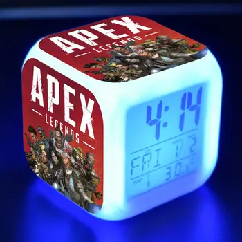 Battle Royal Apex Legendos Berniukai Pav LED Laikrodis-Žadintuvas Spalvinga Flash Šviesos Apex Legendos Žaidimas duomenys Žaislai