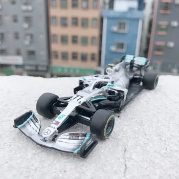 Bburago 1:43 W10 No. 77 Formulė-Viena lenktynių statinio lenktynių simuliacijos aliuminio modelio automobilio 