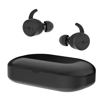 BE1018 Bluetooth 5.0 TWS Belaidės Ausinės IPX7 atsparus Vandeniui Ear-montuojamas Į ausį, Triukšmo Mažinimo Ausų Kištukai Su Micr Įkrovimo Dėžutę