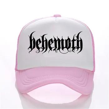 Behemoth logotipo spausdinimo beisbolo kepuraitę Vyrų ir moterų Vasaros Tendencija Bžūp Naujas Jaunimo Joker saulės skrybėlę Paplūdimio Skydelis