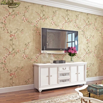 Beibehang Stereoskopinis 3D idiliškas Amerikos gėlių lipnios tapetai, šiltą miegamąjį kambarį, TV foną siena lipdukas