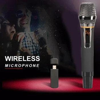 Belaidis USB Mikrofonas Profesionalių rankinių Dainuoti Įrašymo Nešiojamų Dinaminis Mikrofonas Susitikimas Kalbos