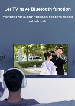 Belaidės Ausinės, TV usb Connection Kit Lengvas Apima Televiziją Garso Siųstuvas Adapteris - tai Idealus sprendimas Privačių Žiūrėti