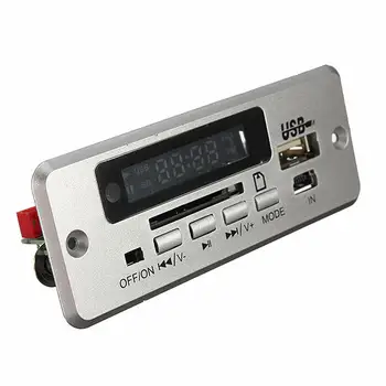 Belaidžio LED Automobilinį MP3 Garso Dekoderis FM Radijas USB TF, SD MMC Kortelės 5V Nuotolinio Valdymo