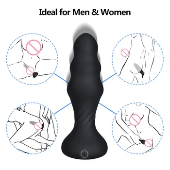 Belaidžio Prostatos Massager Vibrator Vyrų Skatinti Guzas Analinis Žaislai Vyrams Masturbator USB Įkrovimo Suaugusiųjų Sekso Žaislai Poroms