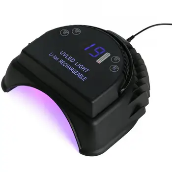 Belaidžio Šilumos Lempa UV Nagų Džiovintuvai Įkrovimo Led 64w Nagų lako Fototerapijos Mašina, Džiovintuvas