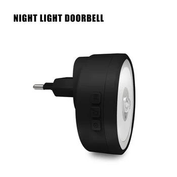 Bevielį durų skambutį 433Mhz Namų Smart Doorbell 150M Belaidžio ryšio Atstumas 58 Dainas Home Sveiki Durų Varpeliais, su LED mirksintis šviesos