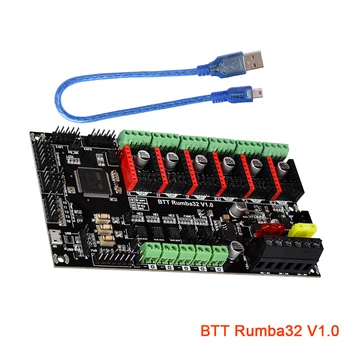 BIGTREETECH BTT Rumba32 V1.0 3D Spausdintuvas 32bit Kontrolės Valdyba Marlin 2.0 TMC2208 TMC2209 UART Paramos RGB Šviesos MKS TFT35 12864LCD