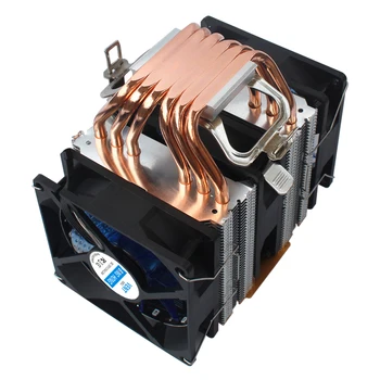 BINGHONG 6 Šilumos Vamzdžio cpu heatsink 3 Pin cpu ventiliatorius lga 2011 aušintuvas Aukštos kokybės dual bokštas Aušinimo CPU cooler master AMD Intel