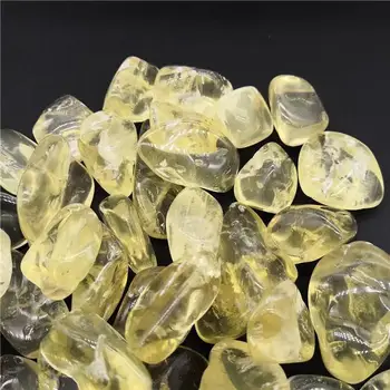 Birių Natūralių citrinas rašė krito akmenys ir kristalai gydymo kvarco mineralų, reiki žuvų bakas namų puošybai